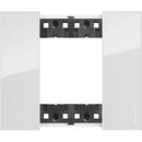Abdeckrahmen 2M Eis Italienisch Standard - bticino Living Now KA4802DW