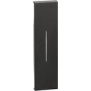 Frontabdeckung ohne Symbol, 1M, schwarz - bticino Living Now KG01