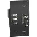 Raumthermostat mit 1NO Kontakt 230V 5(2)A 2M schwarz - bticino Living Now KG4441