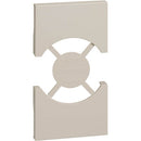 Frontabdeckung Schuko-Steckdose/Italienische Norm 2M cremefarben - bticino Living Now KM03