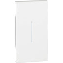Frontabdeckung ohne Symbol 2M weiß - bticino Living Now KW01M2