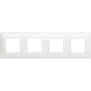 Abdeckrahmen 4x 2M weiß /Blister/ - bticino Classia R4802M4RW