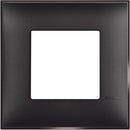 Abdeckrahmen 1-fach, 2M, satinschwarz, Blisterverpackung - bticino Classia R4802BG
