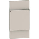 Frontabdeckung Schuko-Steckdose mit Abdeckung 2M cremefarben - bticino Living Now KM04P