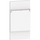 Frontabdeckung Schuko-Steckdose mit Abdeckung 2M weiß - bticino Living Now KW04P