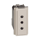 Sockel Italienischer Standard 2P+E 10A 1M cremefarben - bticino Living Now KM4113