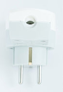 Legrand, fiche de contact de protection avec prise (16A/230V), avec raccordement par câble jusqu'à 3x1,5 mm², 050462