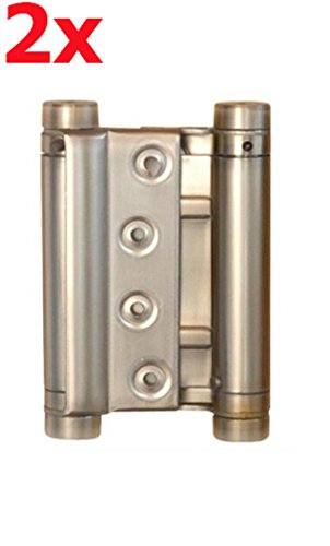 2x acier 100mm couvercle satiné charnière de porte battante charnière de porte battante charnière de porte battante 