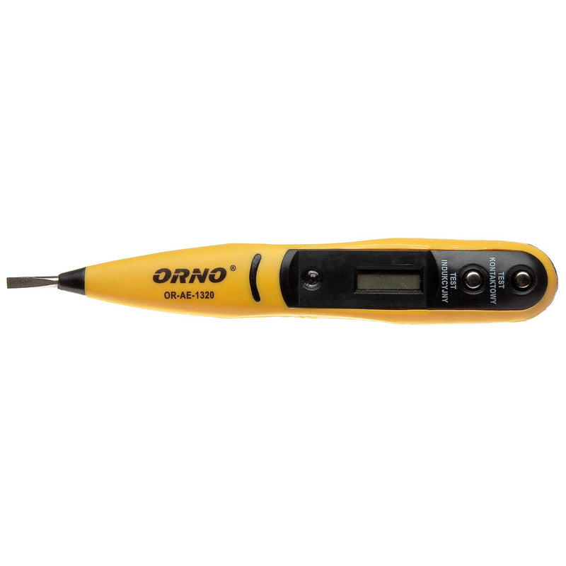 Orno OR-AE-1320 Spannungsprüfer mit LCD-Display Universalprüfgerät 12-250V AC/DC