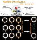 RGB Ringlicht Mit Stativ 160 cm, 12 zoll/ 30cm Ringlampe RGB mit Fernbedienung