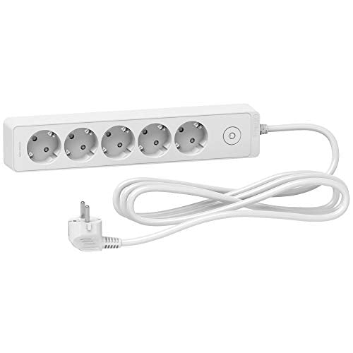 Schneider Electric ST9453W multiple socket, 5-way, cable 3 m, white