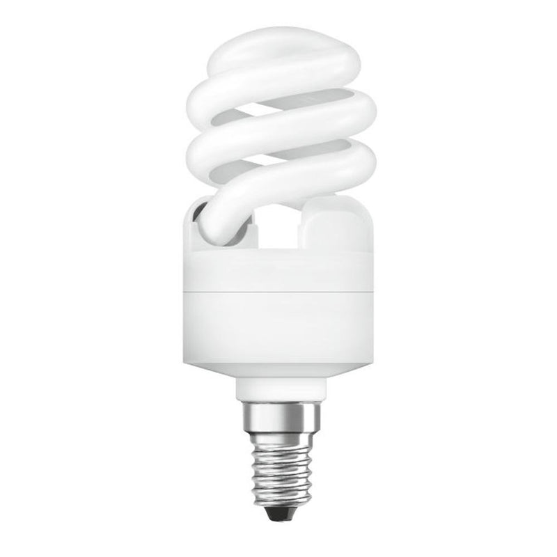 Osram 650lm Duluxstar Twist E14 mini energy saving lamp in twisted shape DST MITW 12 W/865 E14