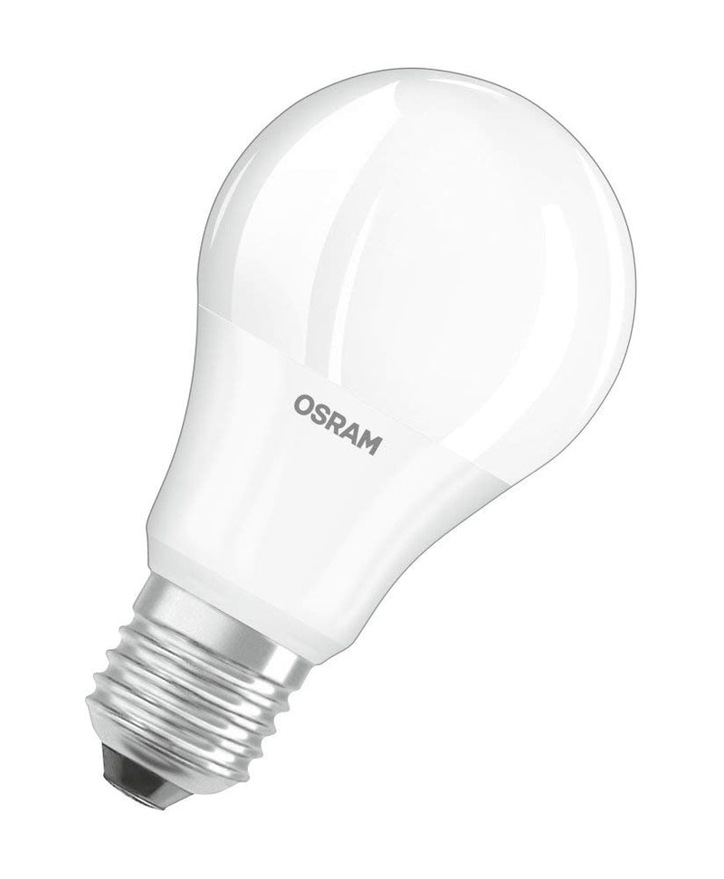 OSRAM STAR+ Lampe LED avec culot E27, blanc chaud (2700K), 9W, avec capteur crépusculaire, forme poire classique, remplacement pour ampoule 60W, mat, LED DAYLIGHT SENSOR CLASSIC A, lot de 4