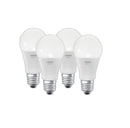 LEDVANCE Smarte LED-Lampe mit Bluetooth Mesh Technologie, Sockel E27, Lichtfarbe änderbar (2000-6500K), RGB-Farben änderbar, ersetzt Glühlampen mit 60W, steuerbar mit Google und Alexa, 4er-Pack