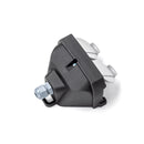 2-way rubber Schuko socket IP44 solid rubber Schuko coupling with cover caps waterproof damp room outside Schuko plug IP44 (2-way rubber socket)