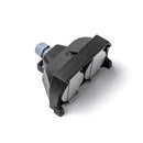 2-way rubber Schuko socket IP44 solid rubber Schuko coupling with cover caps waterproof damp room outside Schuko plug IP44 (2-way rubber socket)