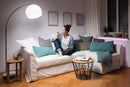 LEDVANCE Smarte LED-Lampe mit Bluetooth Mesh Technologie, Sockel E27, Lichtfarbe änderbar (2000-6500K), RGB-Farben änderbar, ersetzt Glühlampen mit 60W, steuerbar mit Google und Alexa, 4er-Pack