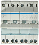 HAGER SFT440 - Commutatore 1-0-2 tetrapolare 40A 4 moduli con comune in alto