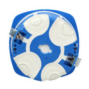 ORNO AE-1397(GS) prise hermétique encastrée en acier inoxydable avec boîtier de montage coupe-vent Schuko IP44,