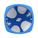 ORNO AE-1397(GS) prise hermétique encastrée en acier inoxydable avec boîtier de montage coupe-vent Schuko IP44,