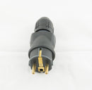 Fiche Schuko en caoutchouc plein Legrand avec presse-étoupe