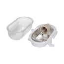 Orno Austrul E27 Wandleuchte Aussen Kellerlampe IP54 Metal Gitter, 60W weiß