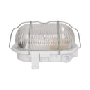 Orno Austrul E27 Wandleuchte Aussen Kellerlampe IP54 Metal Gitter, 60W weiß