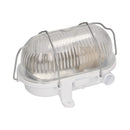 Orno Austrul E27 Wandleuchte Aussen Kellerlampe IP54 Metal Gitter, 60W weiß