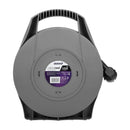 ORNO AE-13113(GS)/G Mini Kabeltrommel 10m mit 4 Steckdosen, Stander und Kindersicherungskontakte, 2300W / 10A, 230V, 50Hz,Abmessungen 22.5 x 28 x 8 cm