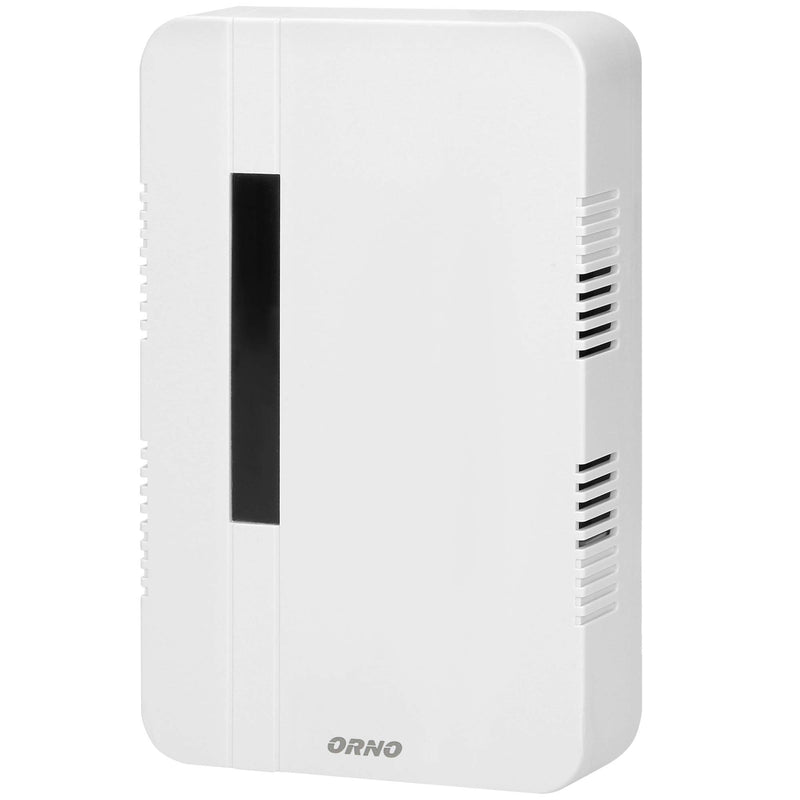 ORNO Brevis Maxi Doorbell Wired Mechanical Gong 80dB White 230VAC