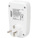 Orno WAT-419(GS) Stromzähler für Steckdose | Energiekosten-Messgerät mit LCD Bildschirm | Maximale Leistung 3680W | Energiemessgerät |