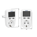 Orno WAT-419(GS) Stromzähler für Steckdose | Energiekosten-Messgerät mit LCD Bildschirm | Maximale Leistung 3680W | Energiemessgerät |