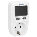 Orno WAT-419(GS) Stromzähler für Steckdose | Energiekosten-Messgerät mit LCD Bildschirm | Maximale Leistung 3680W | Energiemessgerät |