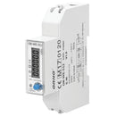 Orno LCD digitaler Wechselstromzähler, 1-Phasen-Anzeige des Stromverbrauchs mit MID Zertifikat, 100A Power Meter Strommesser Verbrauchsmessgerät