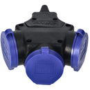 ORNO AE-13209 Prise Schuko Atelier Extérieur Etanche IP44 3x2P+E Version française du produit