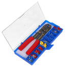 ORNO AE-13136 Kabelschuhe Set mit Crimper mehrfarbig (mit einer Crimper)