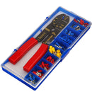 ORNO AE-13136 Kabelschuhe Set mit Crimper mehrfarbig (mit einer Crimper)