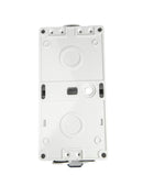 Prises Schuko pour pièces humides en saillie, 1 ou 2 prises IP66, même lorsque la fiche est en service (1 prise avec interrupteur marche/arrêt)