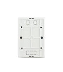 Petit distributeur blanc 4 à 36 modules boîte à fusibles boîte de distribution en saillie ou encastrable boîtier de commande en verre fumé rail DIN IP40 (8 modules en saillie)