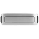 ORNO GM-9014(GS)/B-G Versenkbare Einbau Steckdosenleiste 3-Fach mit 2 x USB 3680W Anschlussfertig mit 2m Kabellänge Schukokabel,Farbe: Schwarz und Silber (3 Steckplätze)