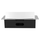 ORNO OR-AE-1336/G(GS) Versenkbare Einbau Steckdosenleiste 3-Fach,3600W, Farbe: Silber