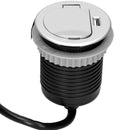 ORNO AE-1373(GS) Versenkbare Einbau Steckdosenleiste 1 Fach + 1x USB, 3680W, 1,8m Kabellänge (Silber)