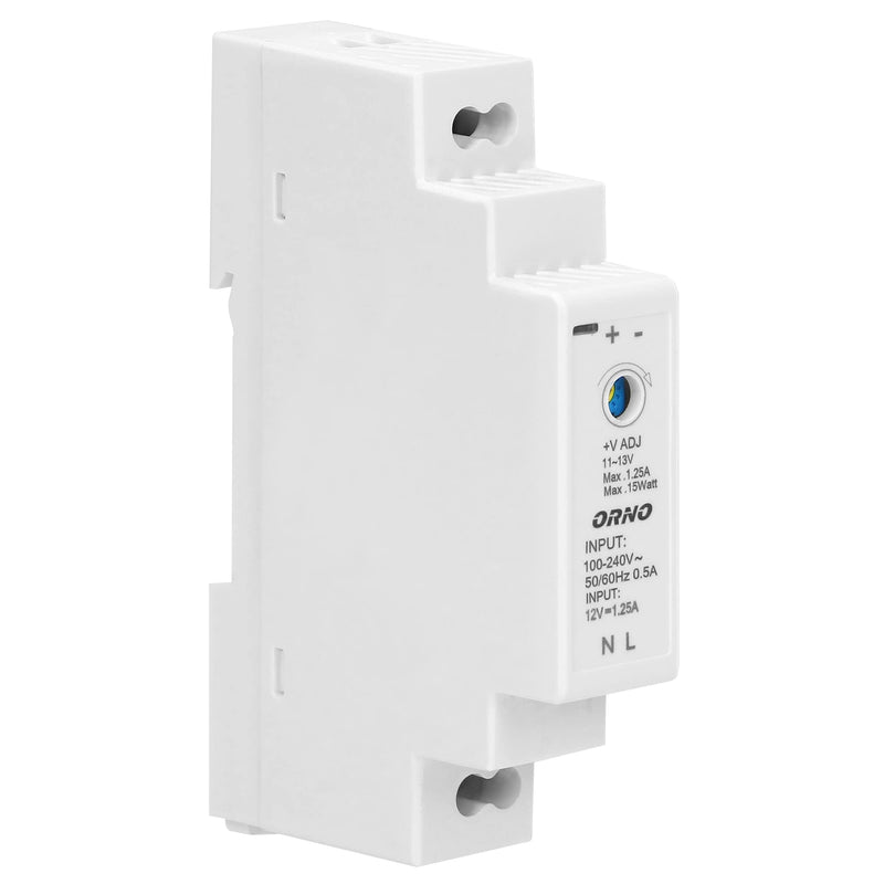 ORNO PSU-1642 Netzteil für DIN-Schiene DIN 12VDC, 1,25A, 15W(1 Modul)