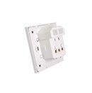 Prise Schuko encastrable Latrans avec 2 x USB 2100 mA Idéale pour charger tous les smartphones, tablettes, appareils photo numériques, MP3, etc. (prise avec 2 prises USB et murales et câble)