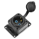 ORNO Workshop Prise Schuko Extérieure Etanche IP44 230V 16A Résistante aux Chocs, Ininflammable (1 Voie)