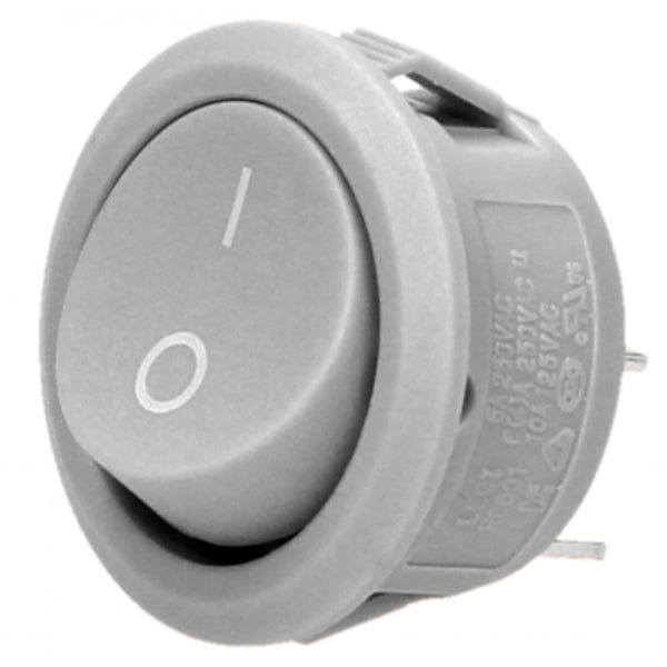 ORNO AE-13180 toggle switch 230v round current: 6.10A supply voltage: 230V~ (gray)