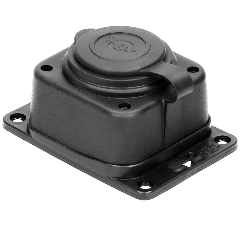 ORNO Werkstatt Schuko Stecker Aussen Wasserdicht IP44 230V 16A Schlagfest, Nicht Brennbar (1-Fach)