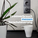 Shelly Plug S - Intelligente Steckdose für Alexa, Google Home, Nest Hub, programmierbare Steckdose mit Sprachsteuerung, Strommessung