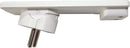 Schulte Elektrotechnik GmbH 1510 0000 0300 EVOline Plug Fiche de contact de protection extra plate, blanche