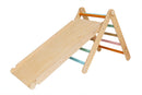 LATRANS lot de 3 triangles d'escalade avec toboggan et arche d'escalade - Aire de jeux d'intérieur pour les tout-petits à partir de 1 an - Jouet d'escalade inspiré de Pikler